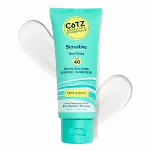 CoTZ Kids Non-Tinted Senestive SPF 40 Mineral Sunscreen 3.5OZ